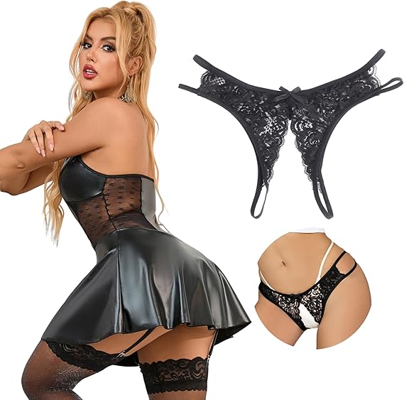 Leather Lingerie Set